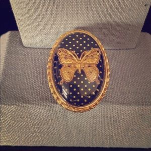 Betsey Johnson Butterfly Ring